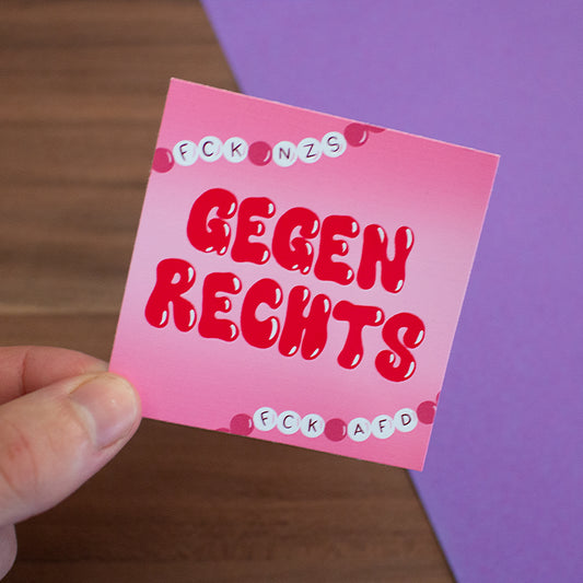 Gegen Rechts Sticker Set