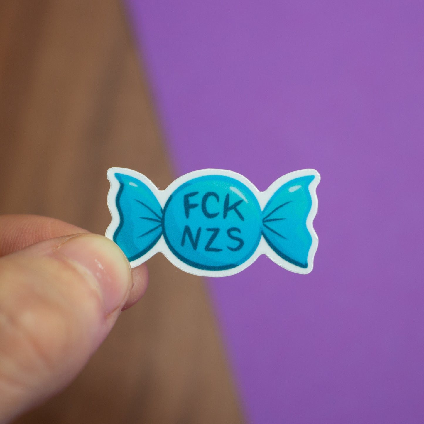 10er Set Bonbon "FCK NZS" Sticker