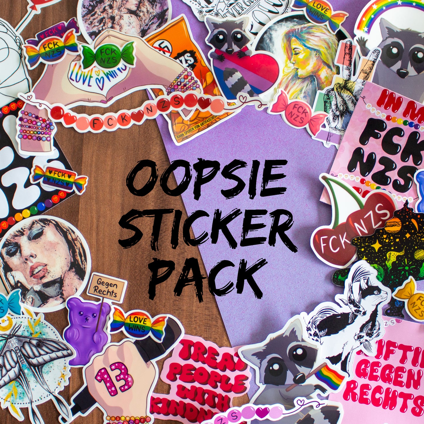 Oopsie Pack - Überraschungs B-Ware Sticker Set