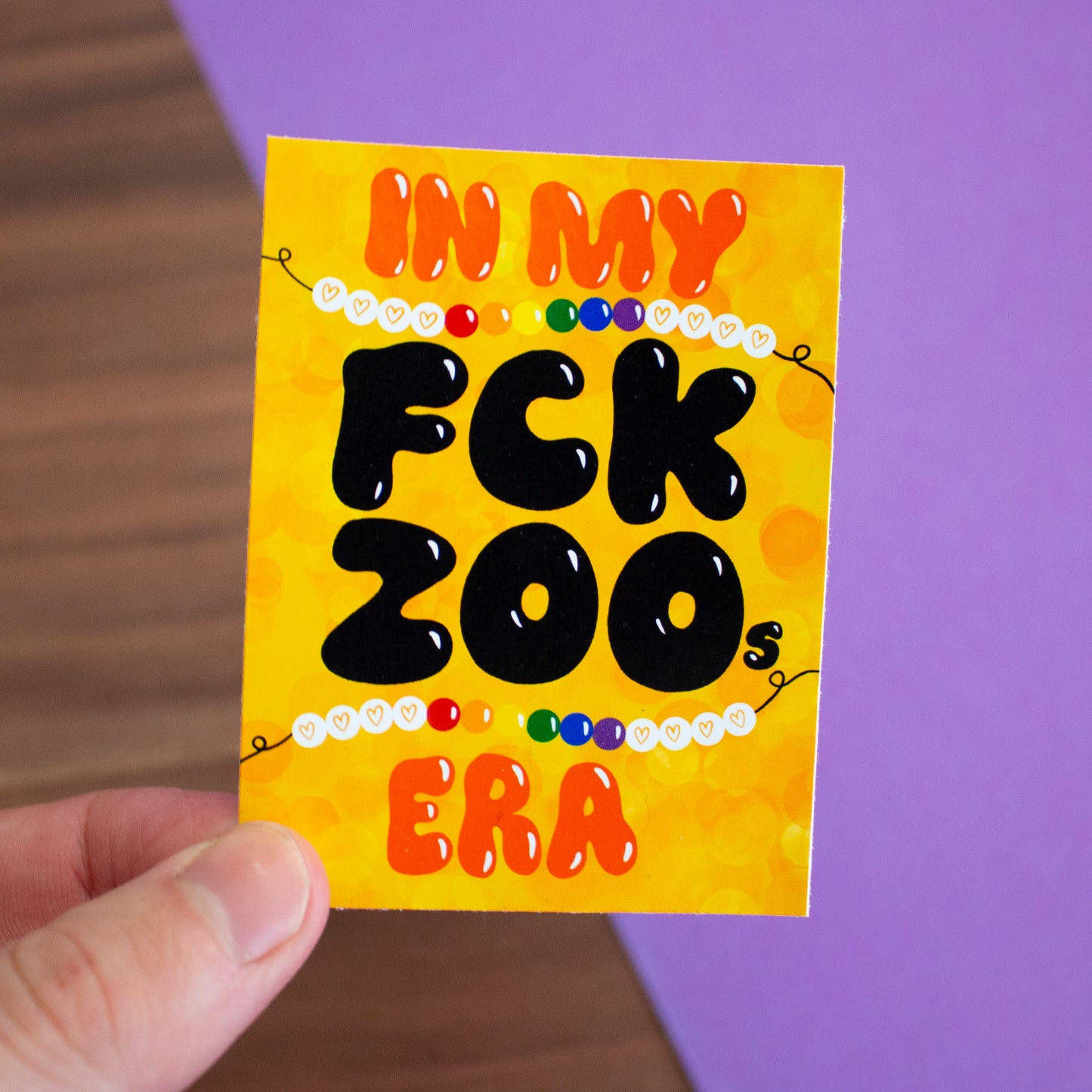 "In my FCK ZOOs era" Sticker