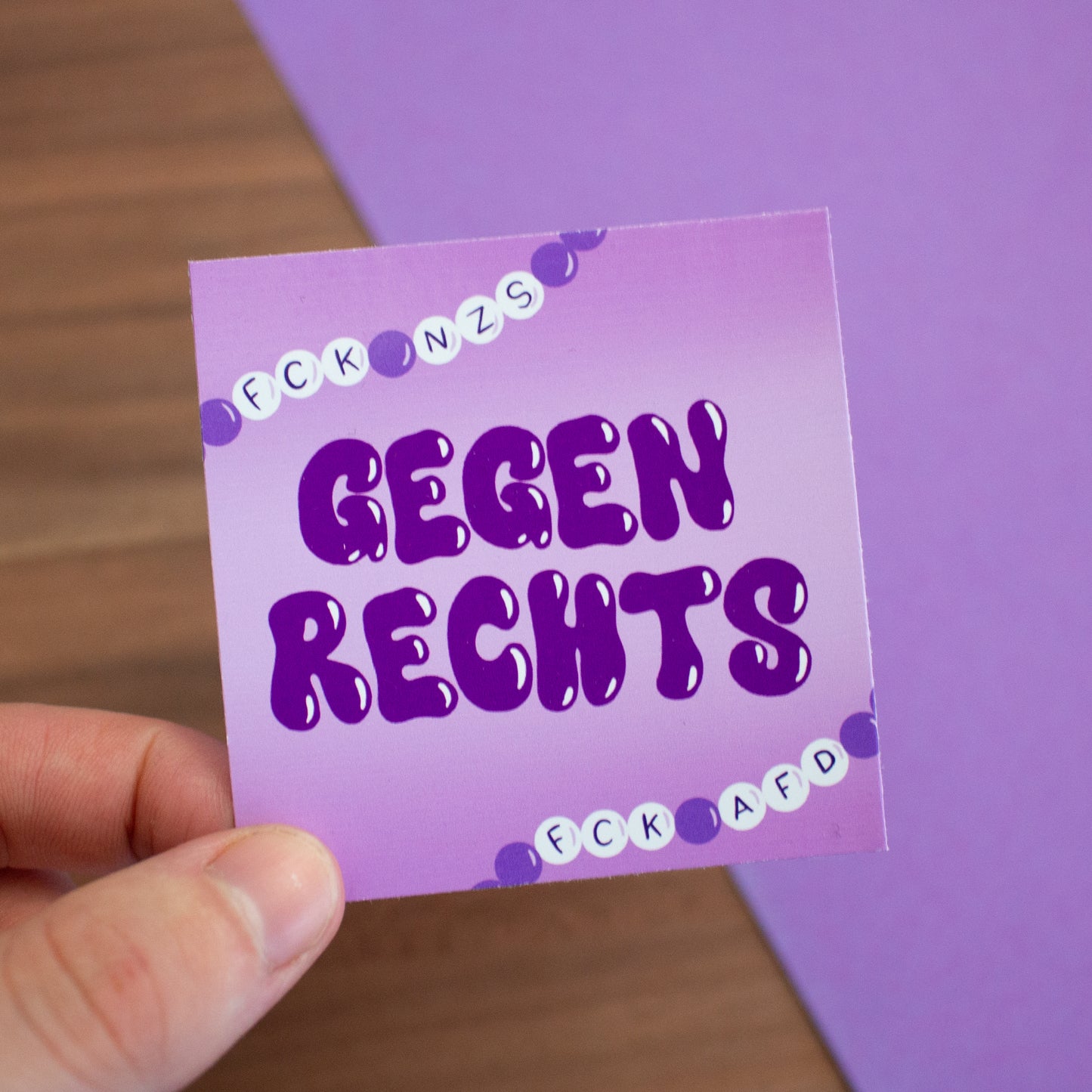 Gegen Rechts Sticker Set