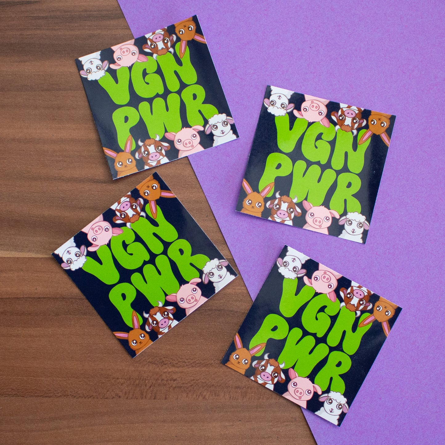VGN PWR Sticker Set